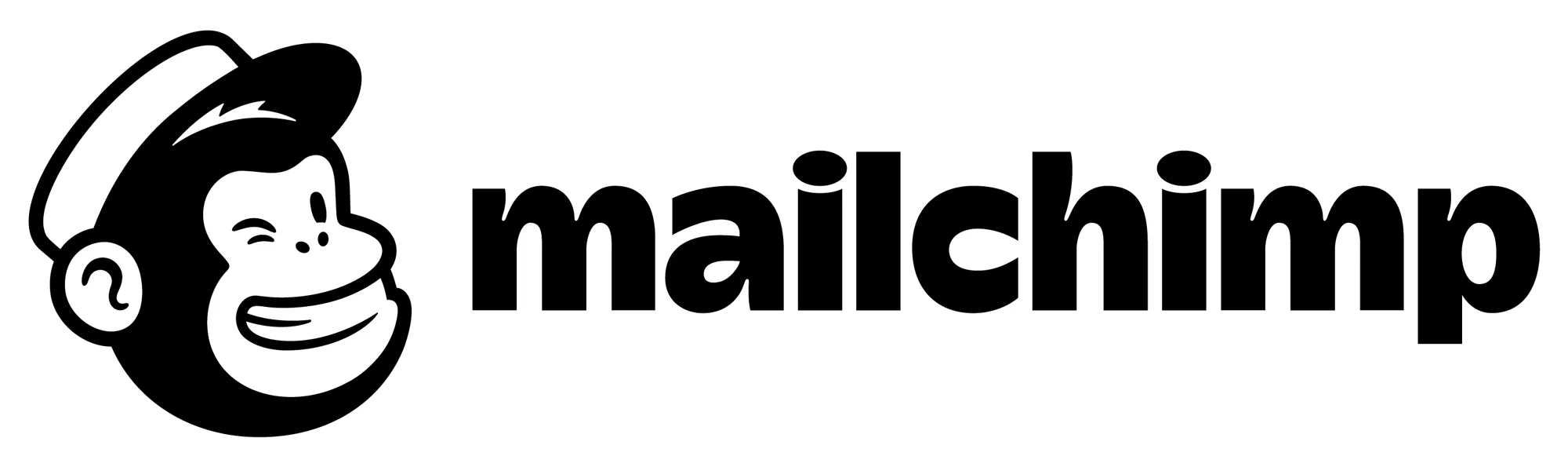 Logo final Mailchimp post-rebrand (chunky wordmark + Freddie)